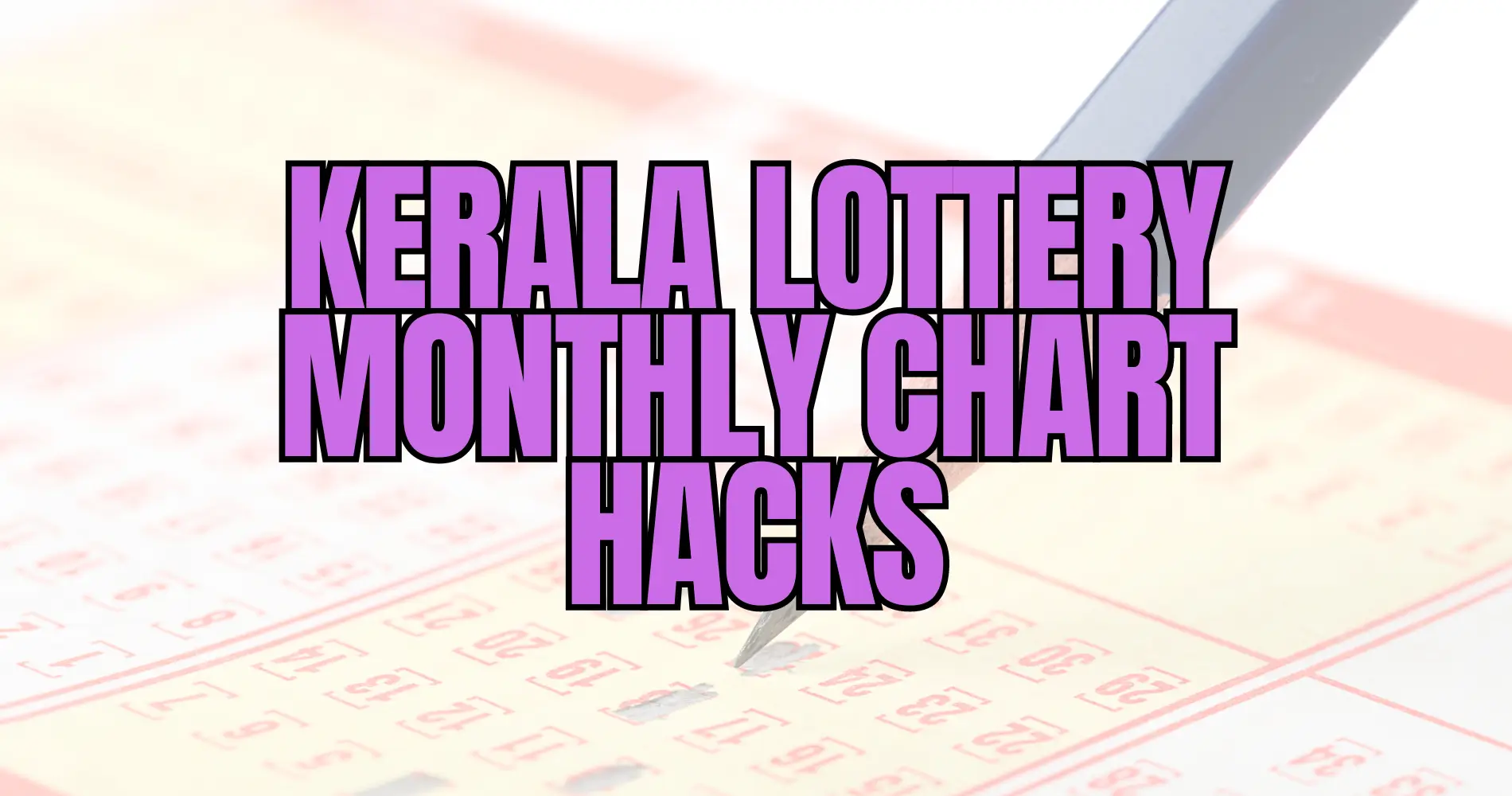 Kerala Lottery Monthly Chart Hacks FI